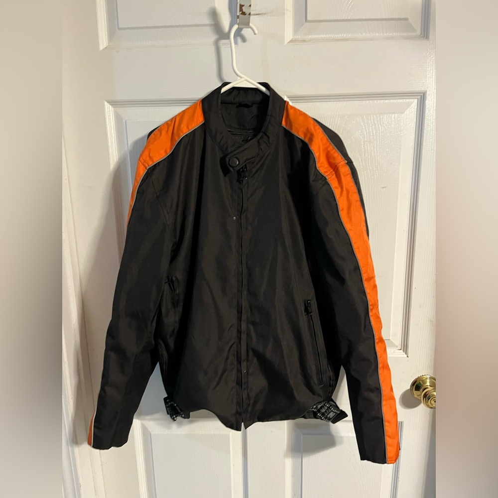 Men's Black and Orange Performance Jacket